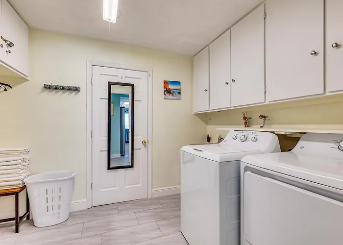 Waterfront Getaway W/ Pool & Dock - Walk To Beach!