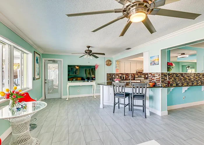 Waterfront Getaway W/ Pool & Dock - Walk To Beach! Holiday home *