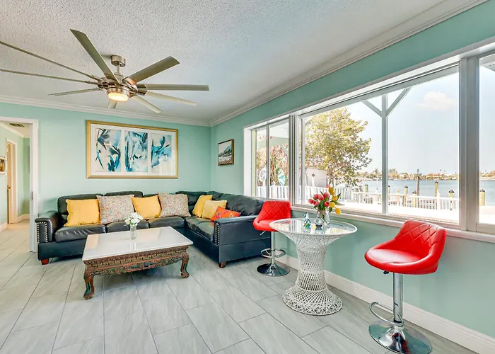 Waterfront Getaway W/ Pool & Dock - Walk To Beach! *