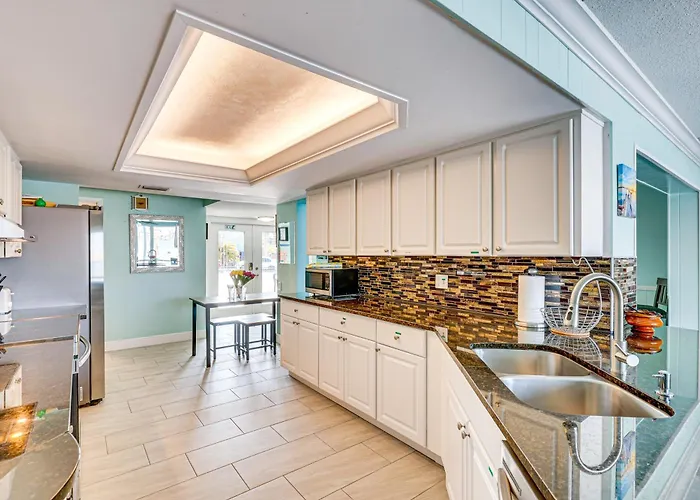 Holiday home Waterfront Getaway W/ Pool & Dock - Walk To Beach!